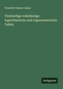 Friedrich Gustav Gauss: Fünfstellige vollständige logarithmische und trigonometrische Tafeln, Buch