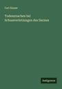 Carl Zinszer: Todesursachen bei Schussverletzungen des Darmes, Buch