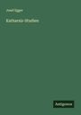 Josef Egger: Katharsis-Studien, Buch