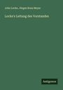John Locke: Locke's Leitung des Vorstandes, Buch