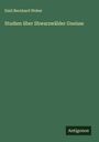 Emil Bernhard Weber: Studien über Shwarzwälder Gneisse, Buch