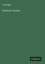 Josef Egger: Katharsis-Studien, Buch