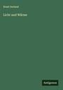 Ernst Gerland: Licht und Wärme, Buch