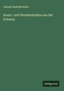Johann Rudolph Rahn: Kunst- und Wanderstudien aus der Schweiz, Buch