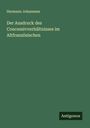 Hermann Johannsen: Der Ausdruck des Concessivverhältnisses im Altfranzösischen, Buch