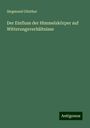 Siegmund Günther: Der Einfluss der Himmelskörper auf Witterungsverhältnisse, Buch