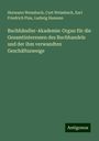 Hermann Weissbach: Buchhändler-Akademie: Organ für die Gesamtinteressen des Buchhandels und der ihm verwandten Geschäftszweige, Buch