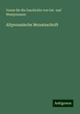 Verein für die Geschichte von Ost- und Westpreussen: Altpreussische Monatsschrift, Buch