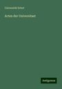 Universität Erfurt: Acten der Universitaet, Buch