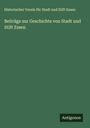 Historischer Verein für Stadt und Stift Essen: Beiträge zur Geschichte von Stadt und Stift Essen, Buch