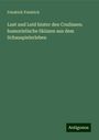 Friedrich Friedrich: Lust und Leid hinter den Coulissen; humoristische Skizzen aus dem Schauspielerleben, Buch