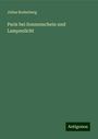 Julius Rodenberg: Paris bei Sonnenschein und Lampenlicht, Buch