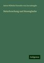 Anton Wilhelm Florentin von Zuccalmaglio: Naturforschung und Hexenglaube, Buch