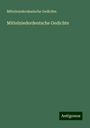 Mittelniederdeutsche Gedichte: Mittelniederdeutsche Gedichte, Buch