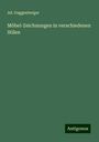 Ad. Guggenberger: Möbel-Zeichnungen in verschiedenen Stilen, Buch