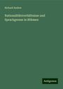 Richard Andree: Nationalitätsverhältnisse und Sprachgrenze in Böhmen, Buch