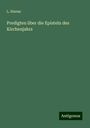 L. Harms: Predigten über die Episteln des Kirchenjahrs, Buch