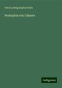 Felix Ludwig Sophus Dahn: Prokopius von Cäsarea, Buch