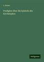 L. Harms: Predigten über die Episteln des Kirchenjahrs, Buch