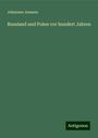 Johannes Janssen: Russland und Polen vor hundert Jahren, Buch