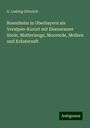 G. Ludwig Ditterich: Rosenheim in Oberbayern als Voralpen-Kurort mit Eisenwasser Soole, Mutterlauge, Moorerde, Molken und Kräutersaft, Buch