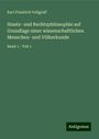 Karl Friedrich Vollgraff: Staats- und Rechtsphilosophie auf Grundlage einer wissenschaftlichen Menschen- und Völkerkunde, Buch