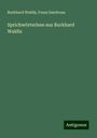 Burkhard Waldis: Sprichwörterlese aus Burkhard Waldis, Buch