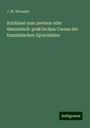 J. M. Wersaint: Schlüssel zum zweiten oder theoretisch-praktischen Cursus der französischen Sprachlehre, Buch