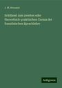 J. M. Wersaint: Schlüssel zum zweiten oder theoretisch-praktischen Cursus der französischen Sprachlehre, Buch