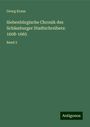 Georg Kraus: Siebenbürgische Chronik des Schässburger Stadtschreibers: 1608-1665, Buch