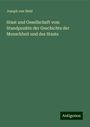 Joseph Von Held: Staat und Gesellschaft vom Standpunkte der Geschichte der Menschheit und des Staats, Buch