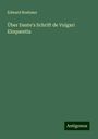 Edward Boehmer: Über Dante's Schrift de Vulgari Eloquentia, Buch