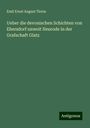 Emil Ernst August Tietze: Ueber die devonischen Schichten von Ebersdorf unweit Neurode in der Grafschaft Glatz, Buch