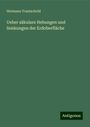 Hermann Trautschold: Ueber säkulare Hebungen und Senkungen der Erdoberfläche, Buch