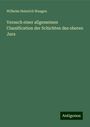 Wilhelm Heinrich Waagen: Versuch einer allgemeinen Classification der Schichten des oberen Jura, Buch