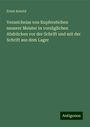 Ernst Arnold: Verzeichniss von Kupferstichen neuerer Meister in vorzüglichen Abdrücken vor der Schrift und mit der Schrift aus dem Lager, Buch