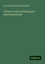 Emil Heinrich Du Bois-Reymond: Voltaire in seiner Beziehung zur Naturwissenschaft, Buch