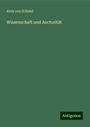 Alois Von Schmid: Wissenschaft und Auctorität, Buch