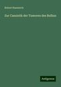 Robert Nauwerck: Zur Casuistik der Tumoren des Bulbus, Buch