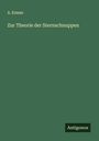 A. Erman: Zur Theorie der Sternschnuppen, Buch