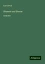 Karl Gerok: Blumen und Sterne, Buch