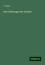 C. Hasse: Das Gehörorgan der Frösche, Buch