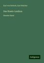 Karl Von Rotteck: Das Staats-Lexikon, Buch