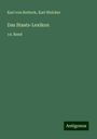 Karl Von Rotteck: Das Staats-Lexikon, Buch