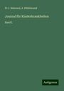 Fr. J. Behrend: Behrend, F: Journal für Kinderkrankheiten, Buch