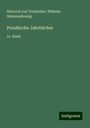 Heinrich Von Treitschke: Preußische Jahrbücher, Buch