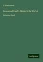 G. Hartenstein: Immanuel Kant's Sämmtliche Werke, Buch