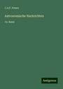 C. A. F. Peters: Astronomische Nachrichten, Buch
