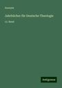 Anonym: Jahrbücher für Deutsche Theologie, Buch