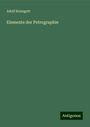 Adolf Kenngott: Elemente der Petrographie, Buch